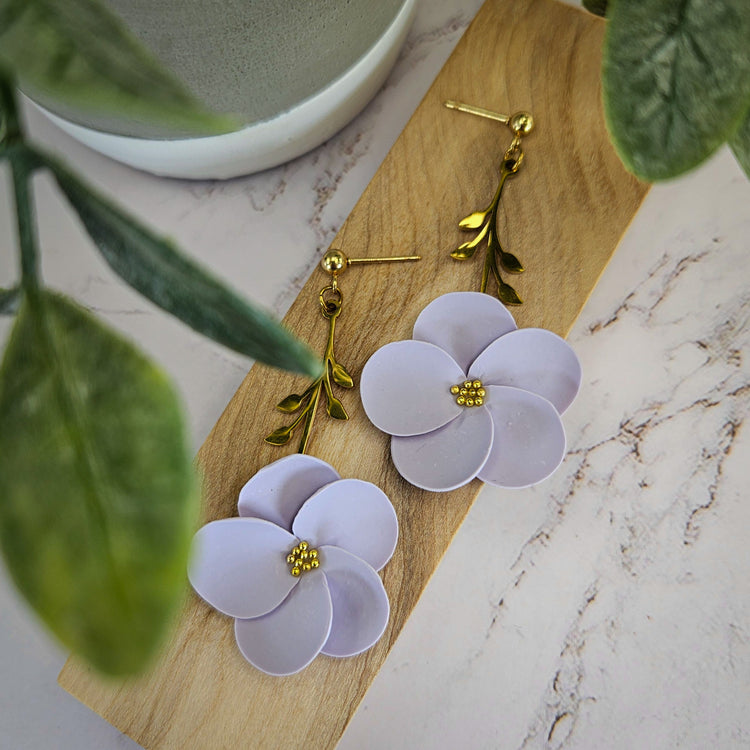 Boucles d'oreilles en pâte polymer