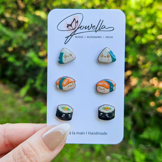 Studs | Sushi Trio