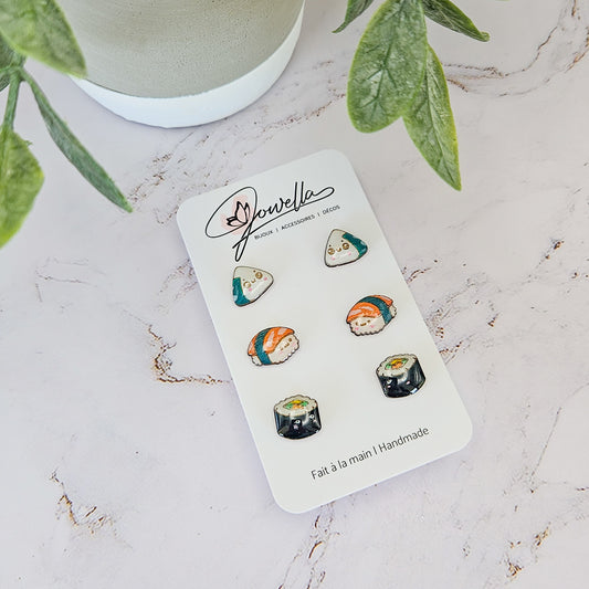 Studs | Sushi Trio