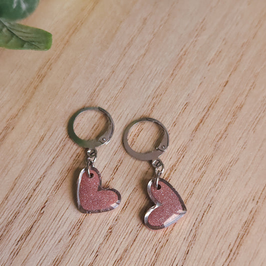 Boucles | Coeurs Brillants