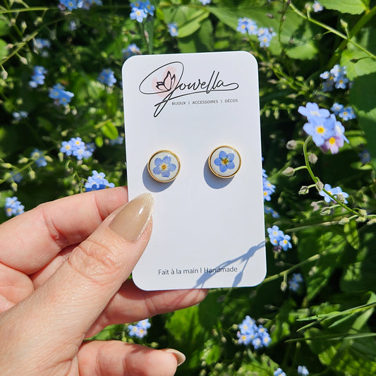 Studs | Forget-me-nots