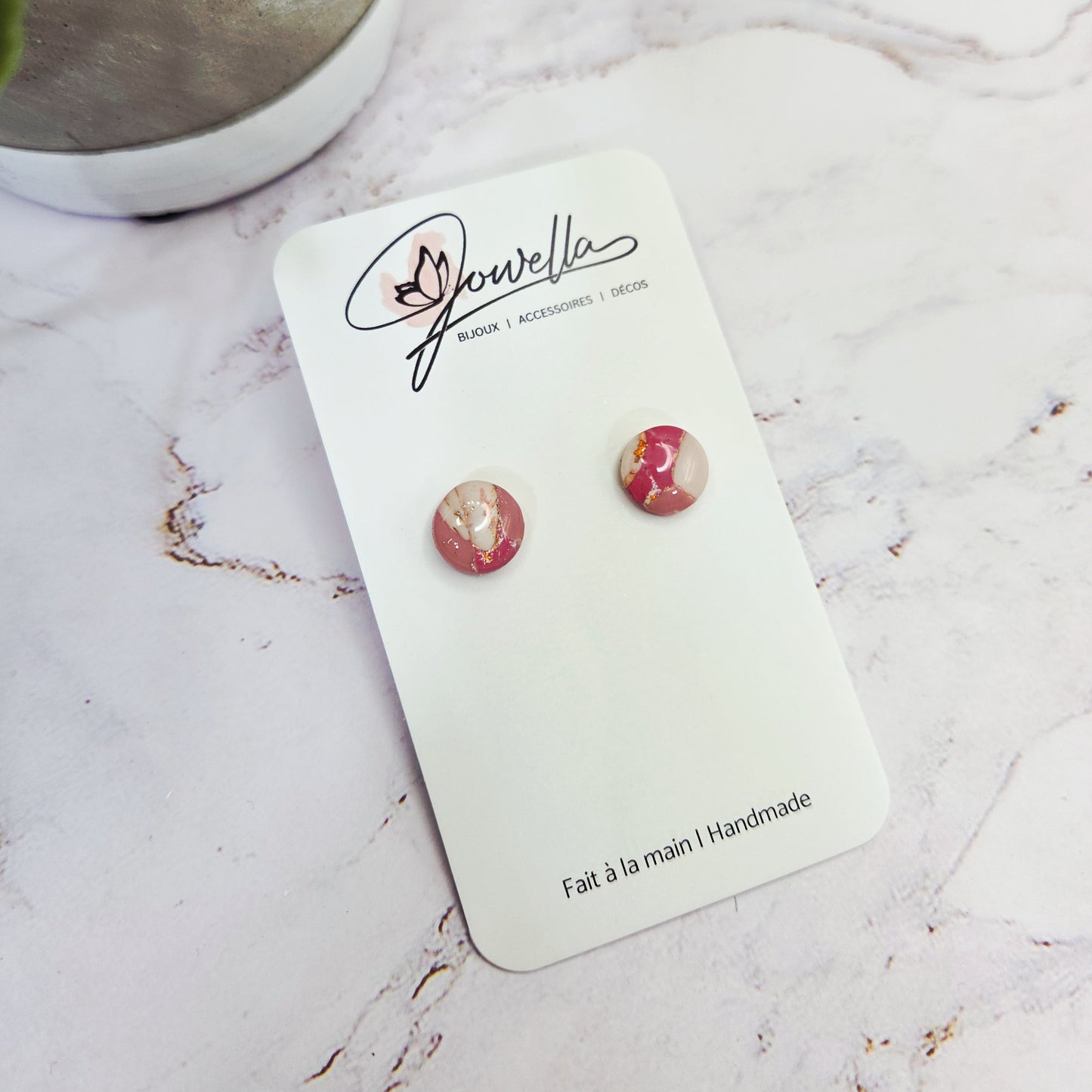 Clous | Rose Marbré