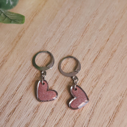 Boucles | Coeurs Brillants